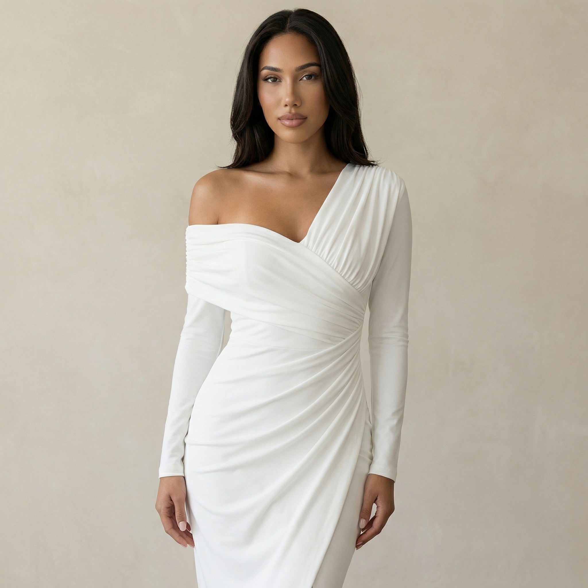 Leonora White Dress