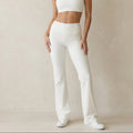 White Flared Trousers
