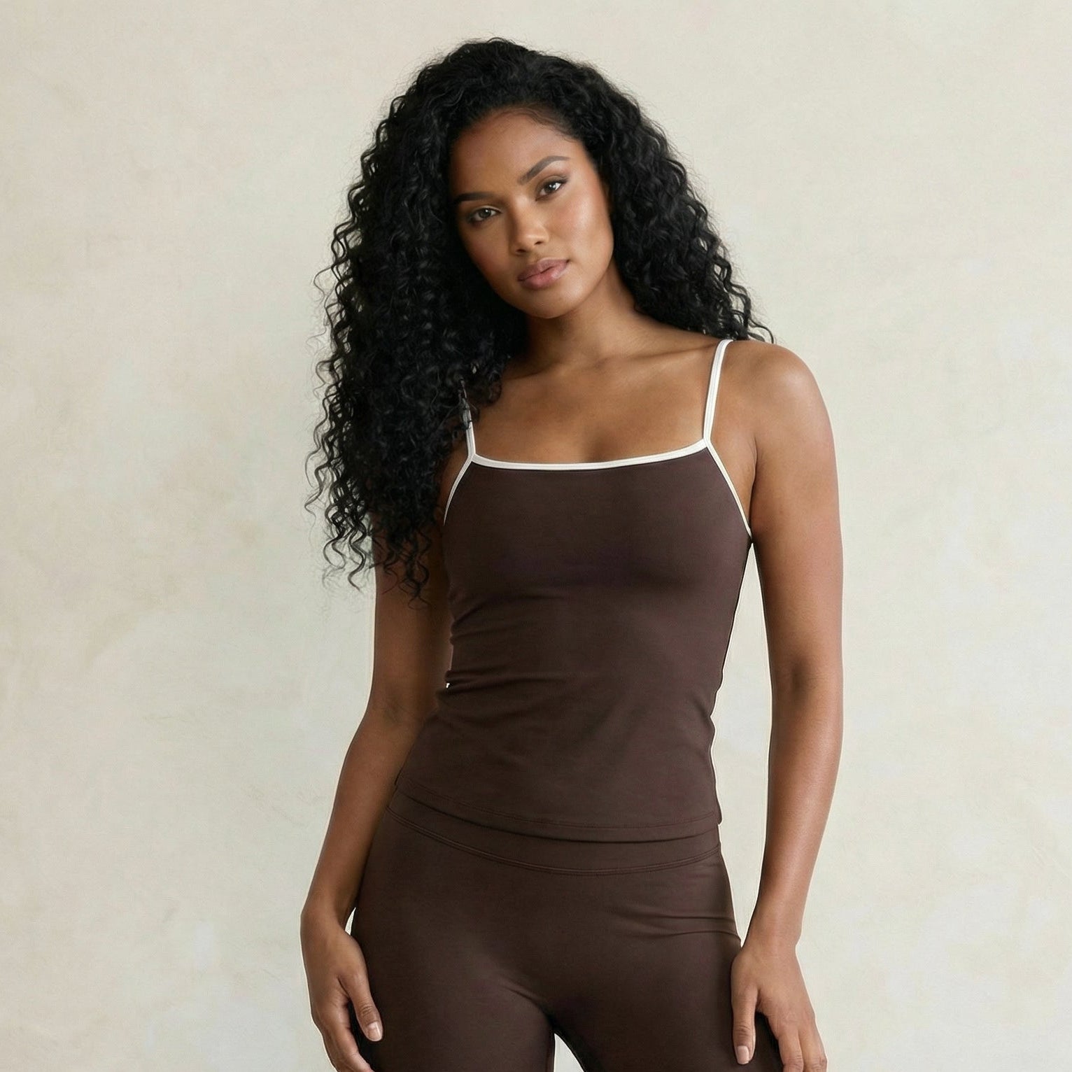 Pecan Brown Active Tank