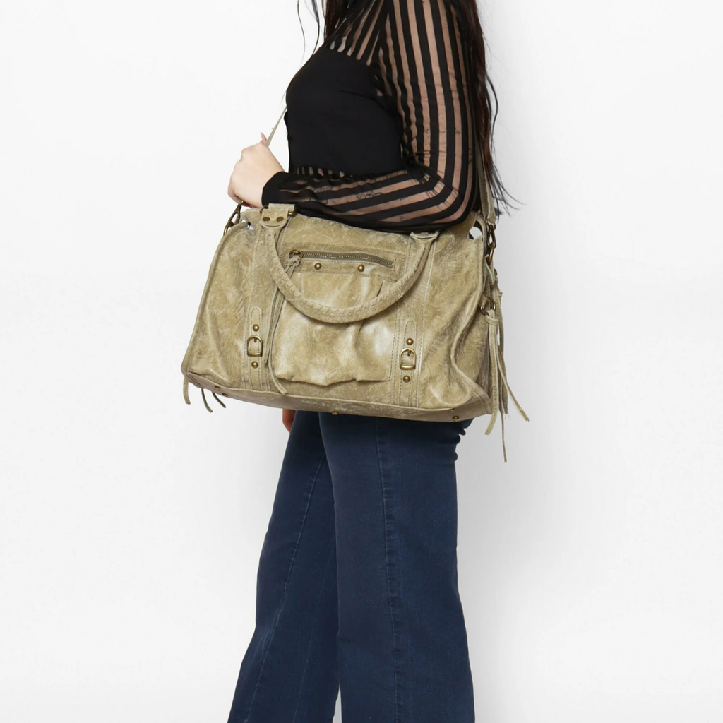 Valteria Handbag - Taupe Scuro