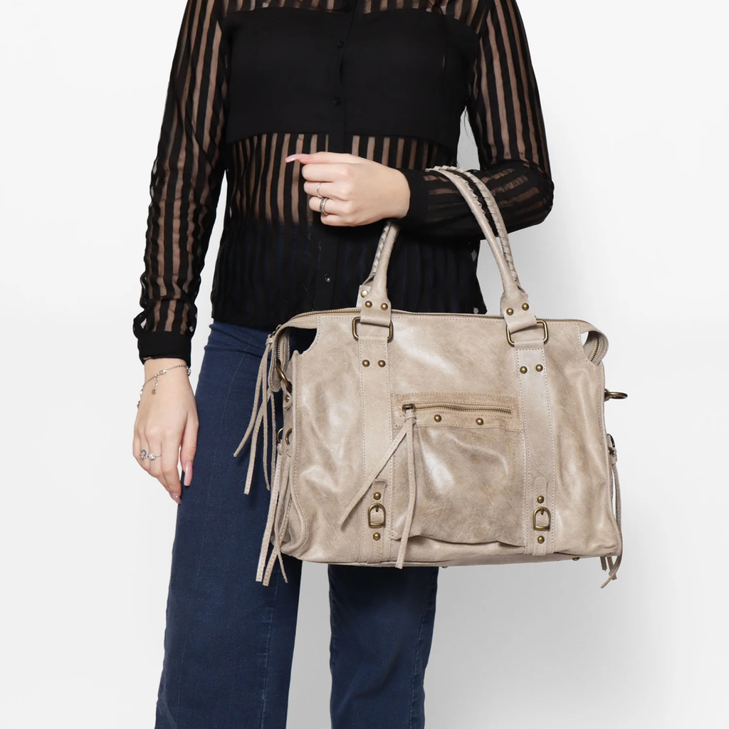 Valteria Handbag - Taupe Scuro