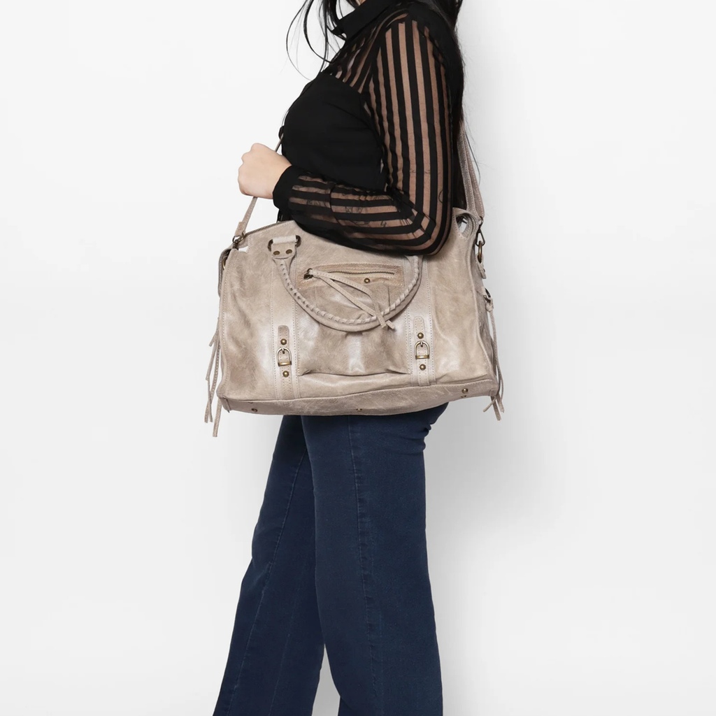 Valteria Handbag - Taupe Scuro