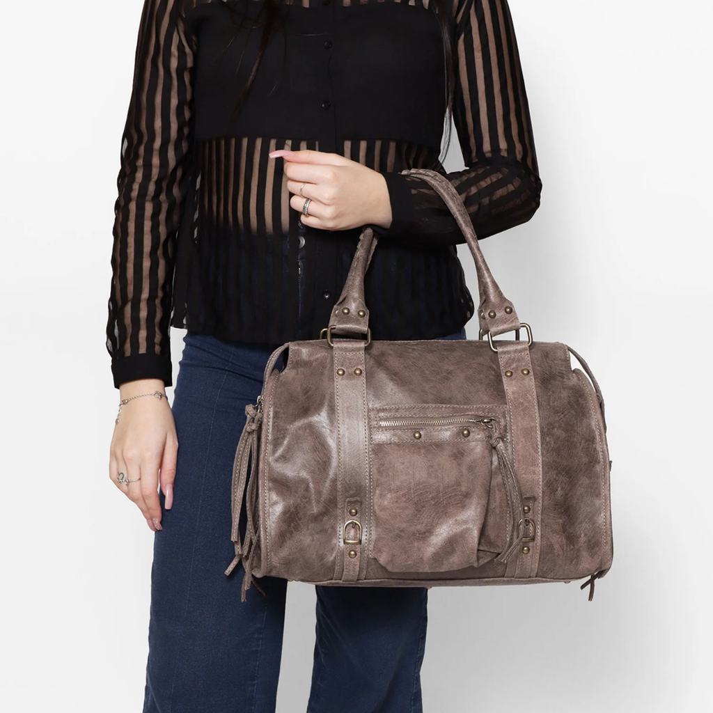 Valteria Handbag - Taupe Scuro