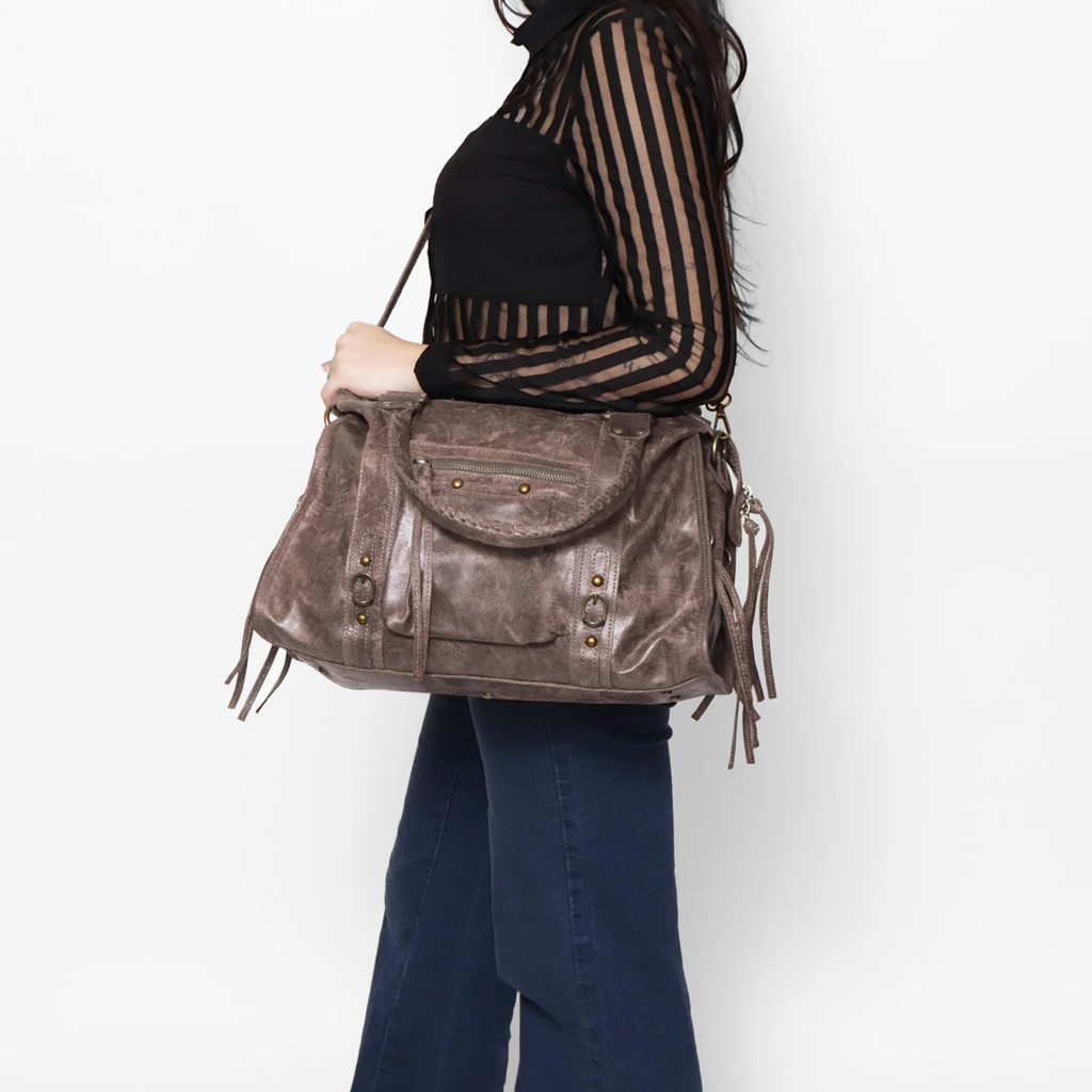 Valteria Handbag - Taupe Scuro