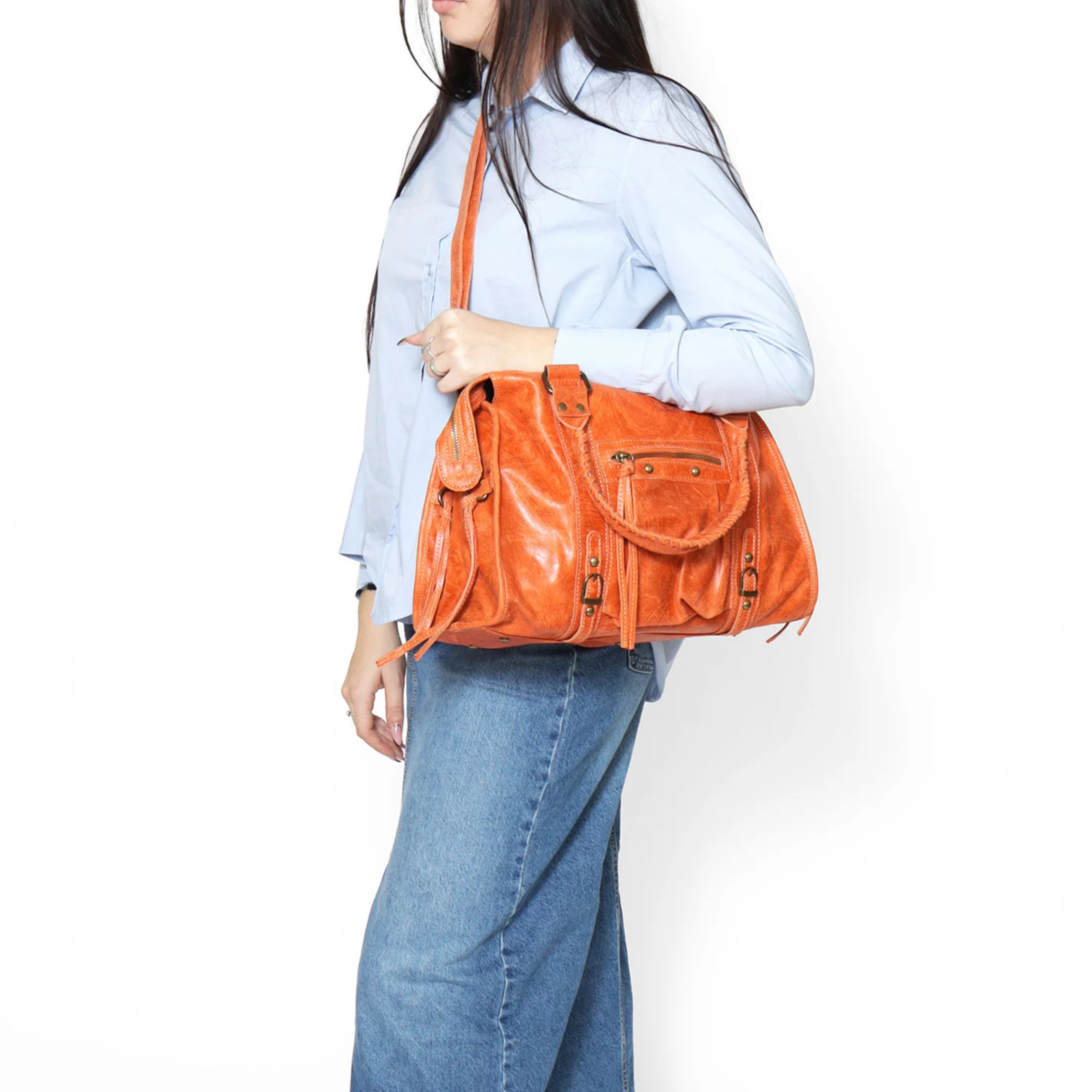 Valteria Handbag - Taupe Scuro