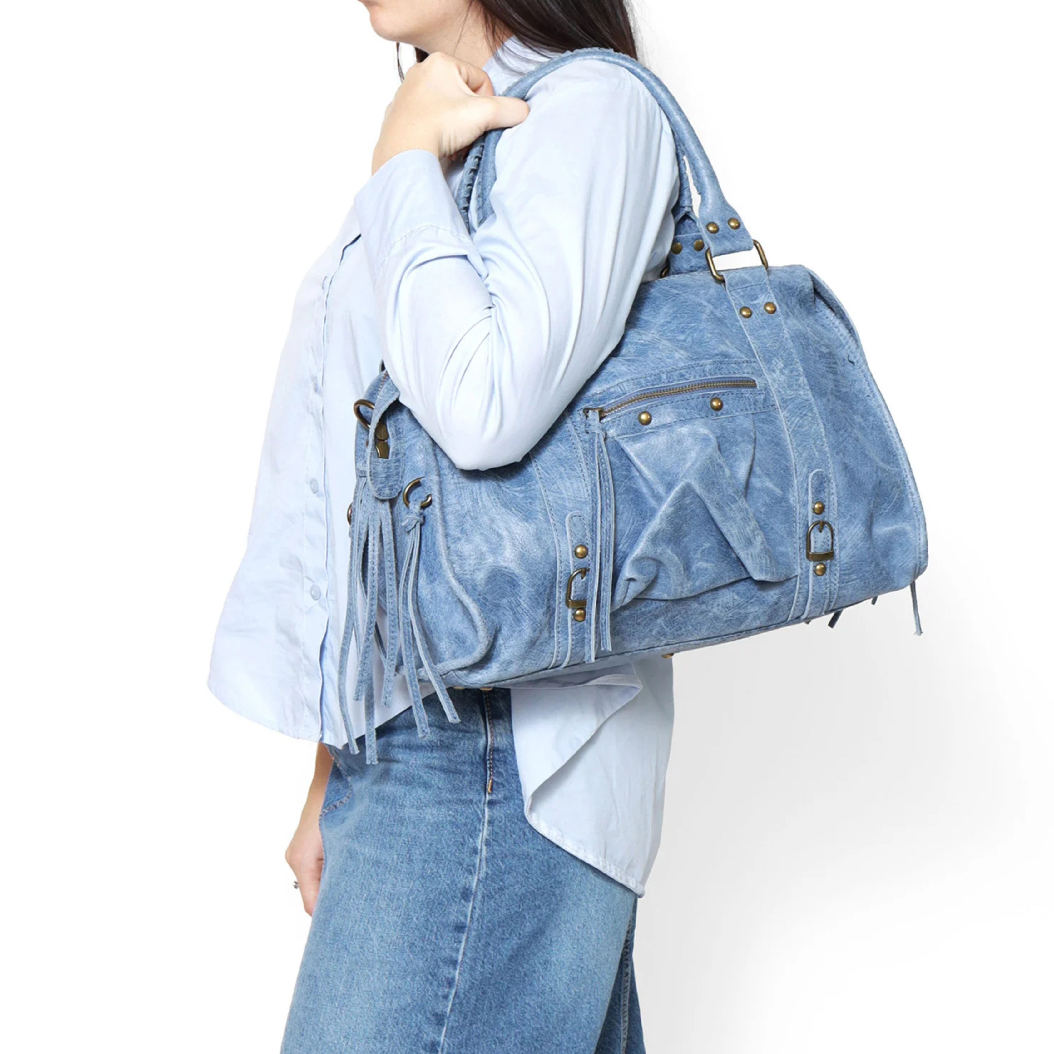 Valteria Handbag - Taupe Scuro