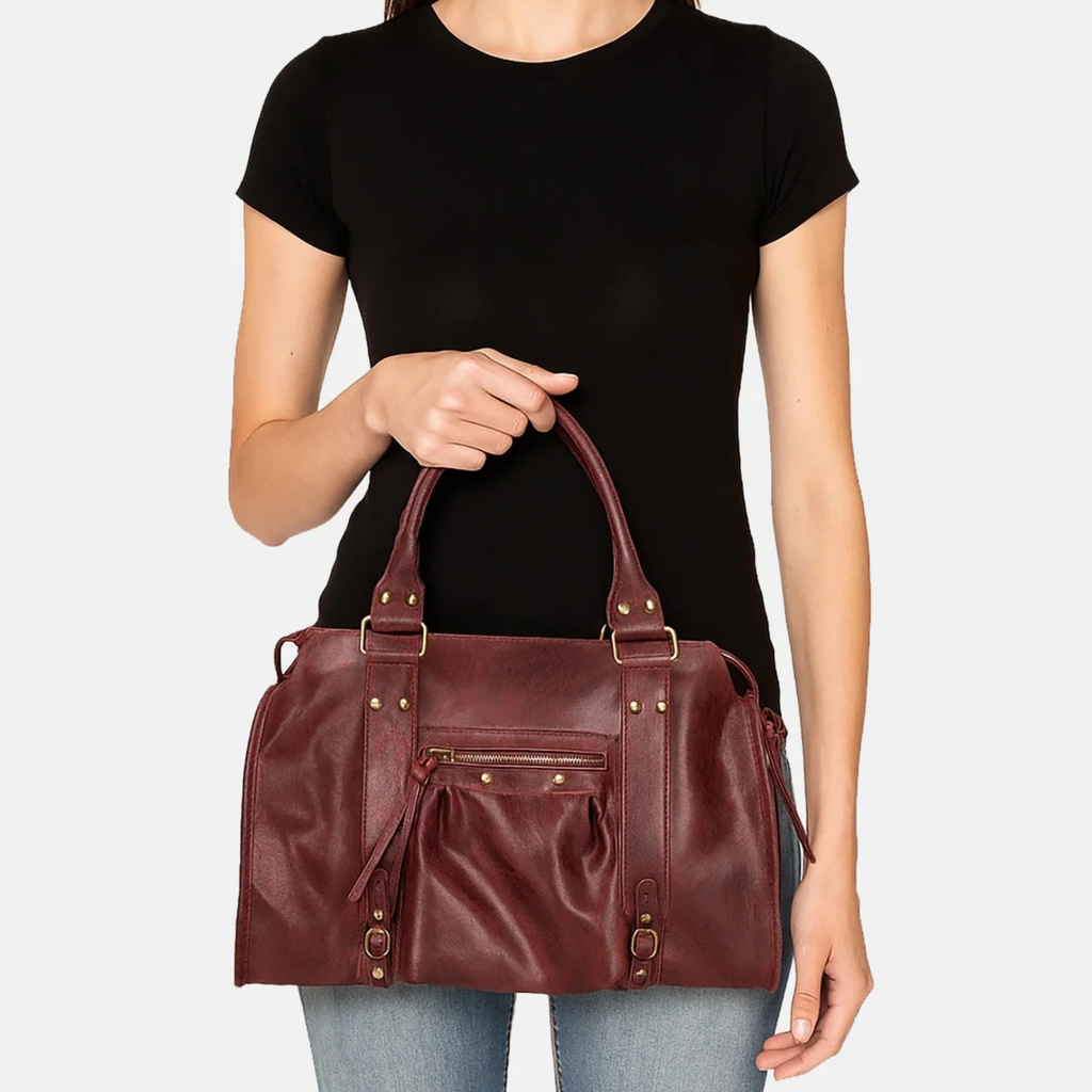Valteria Handbag - Taupe Scuro