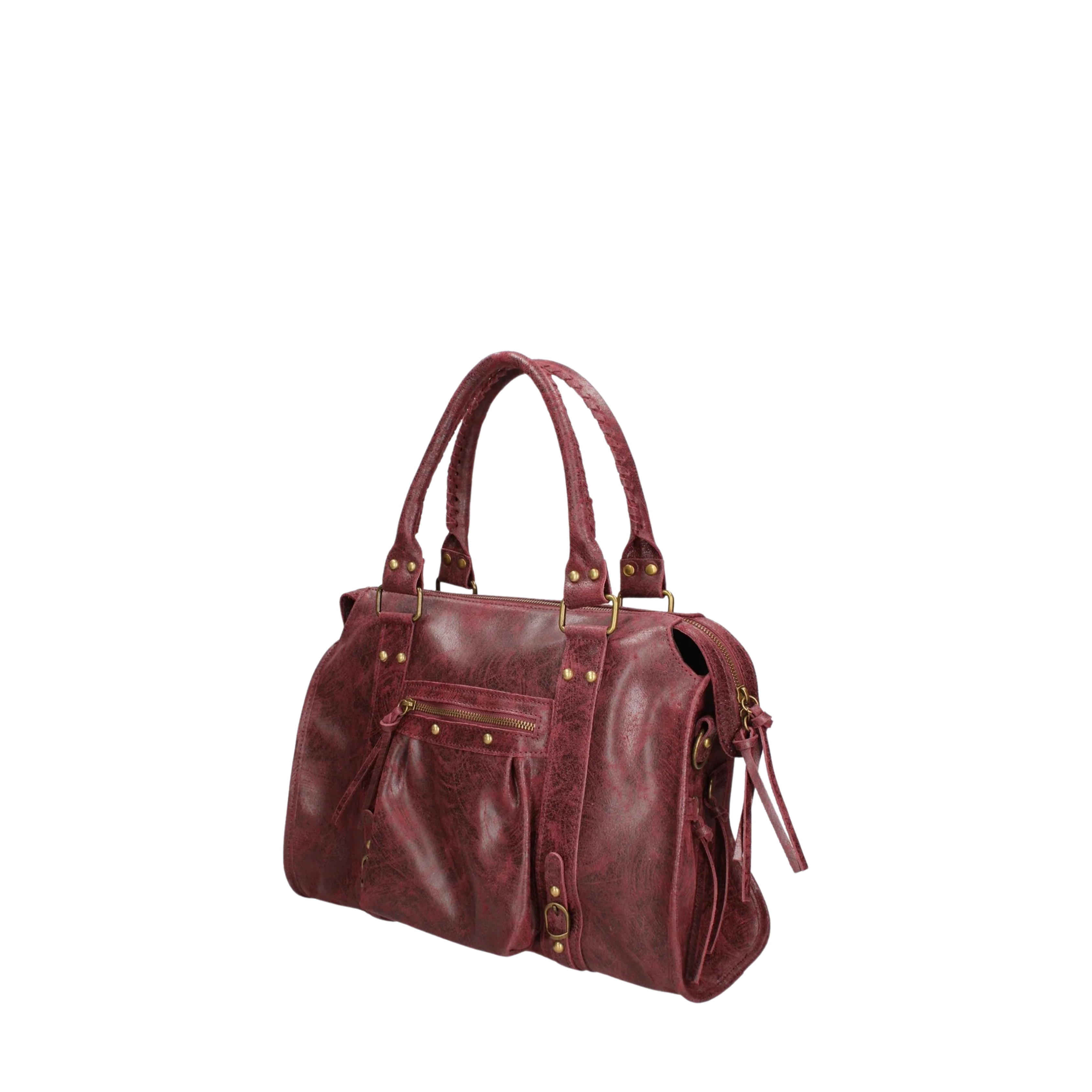 Valteria Handbag - Bordeaux