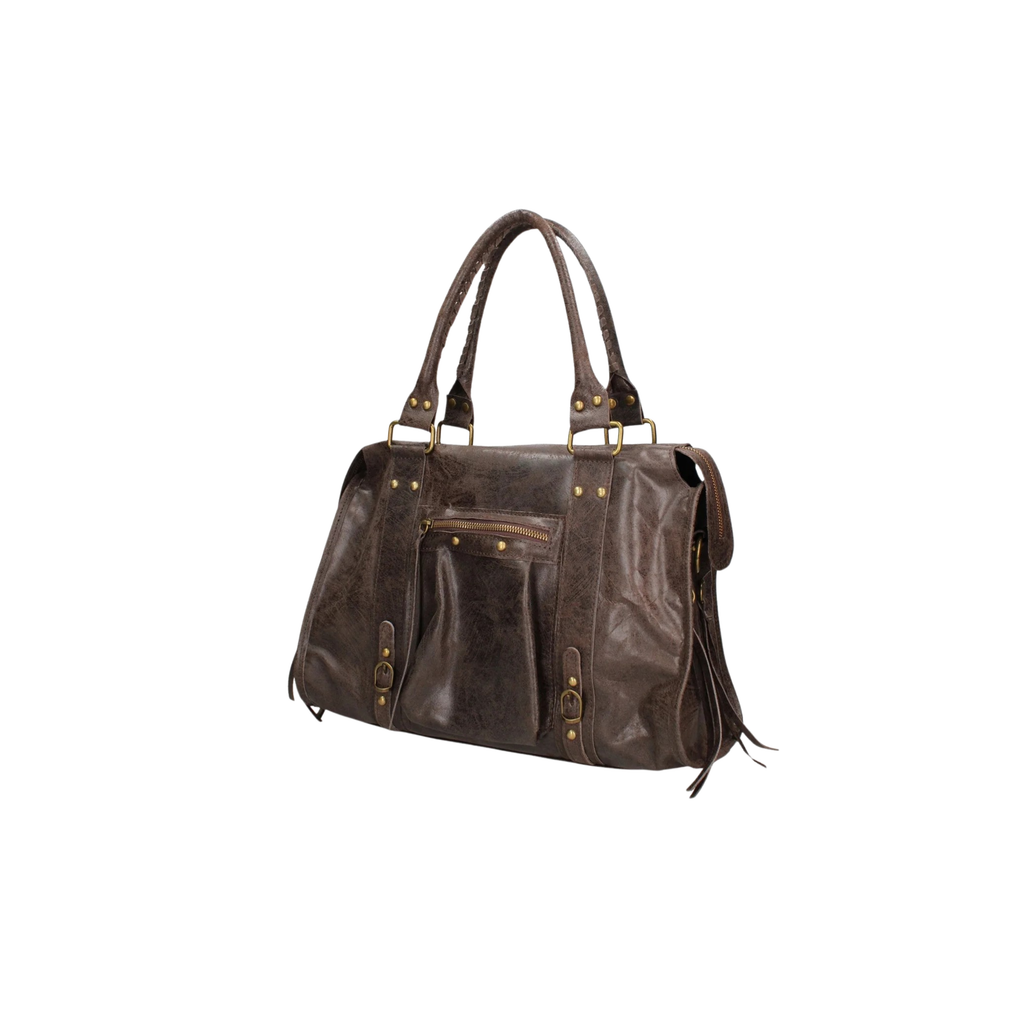 Valteria Handbag - Taupe Scuro
