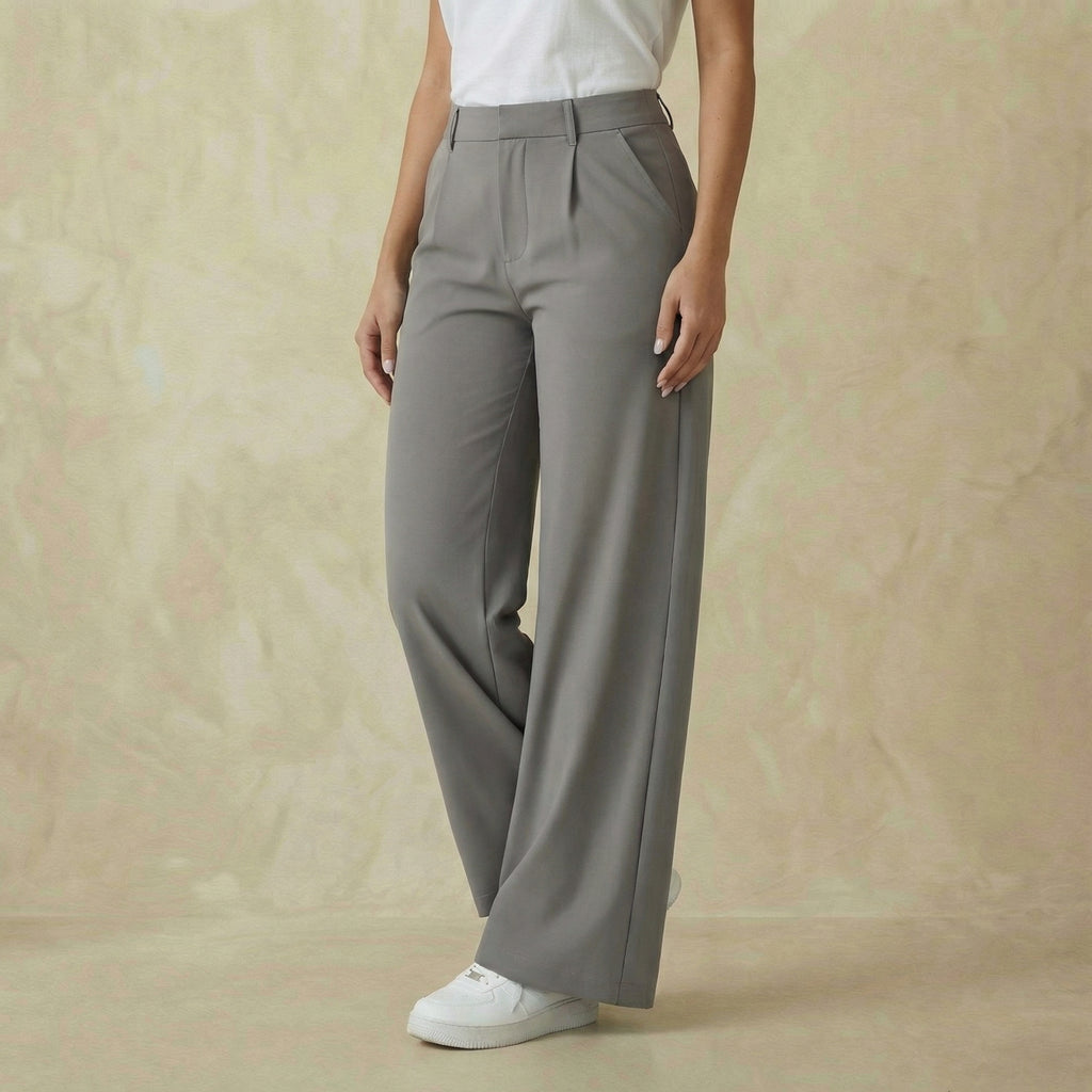 DayStretch High-Waisted Straight-Leg Pants