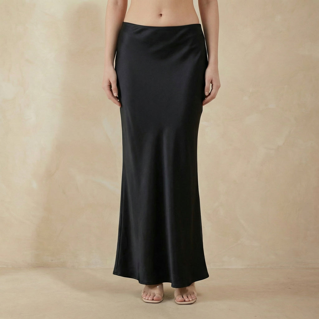 Flowing Black Maxi Skirt