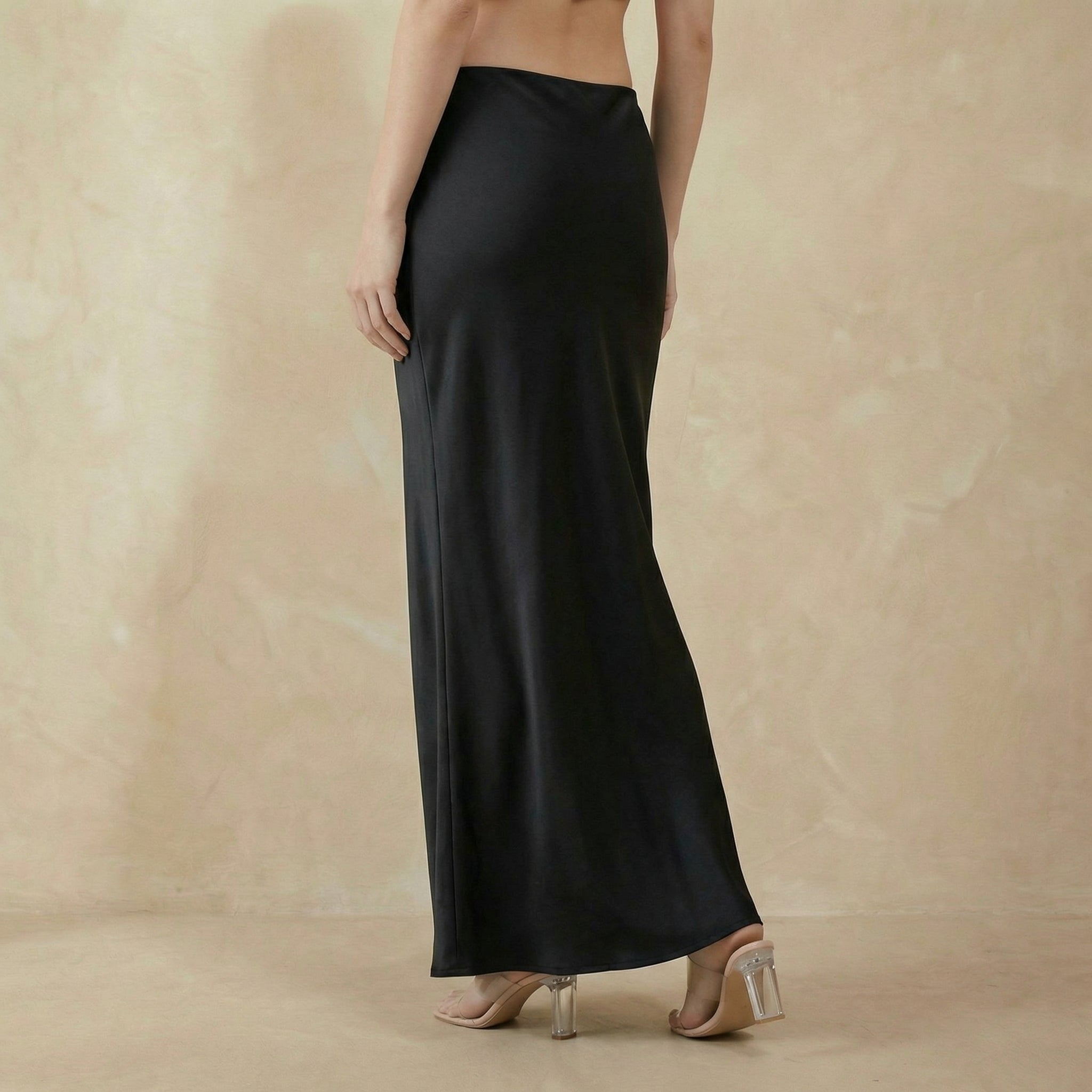 Flowing Black Maxi Skirt