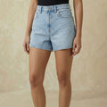 High-Rise Dad Shorts
