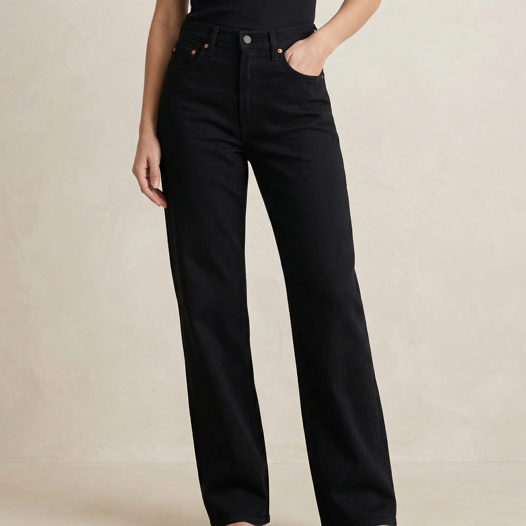High-Rise Relaxed 90s Jeans