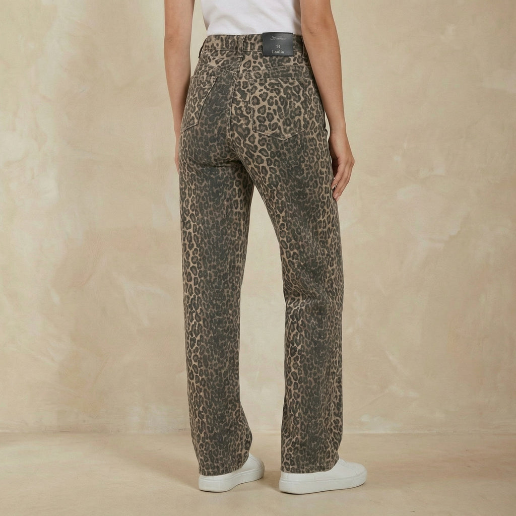 Leopard Print Dad Jeans