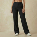Black Fabric with Subtle Pinstripe Detailing