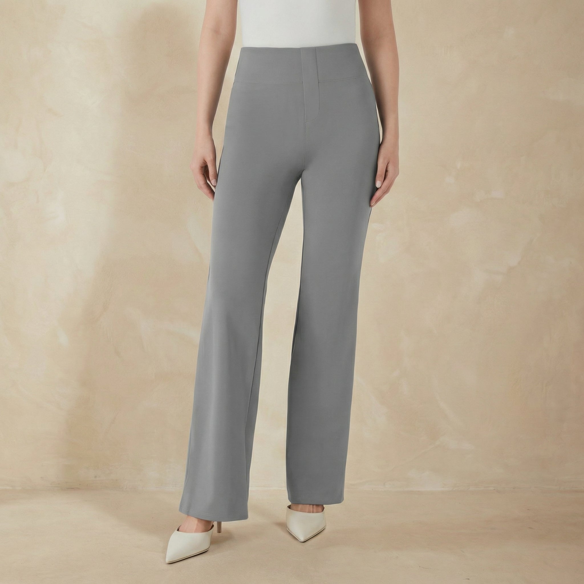 High-Waisted SculptKnit Flare Pants