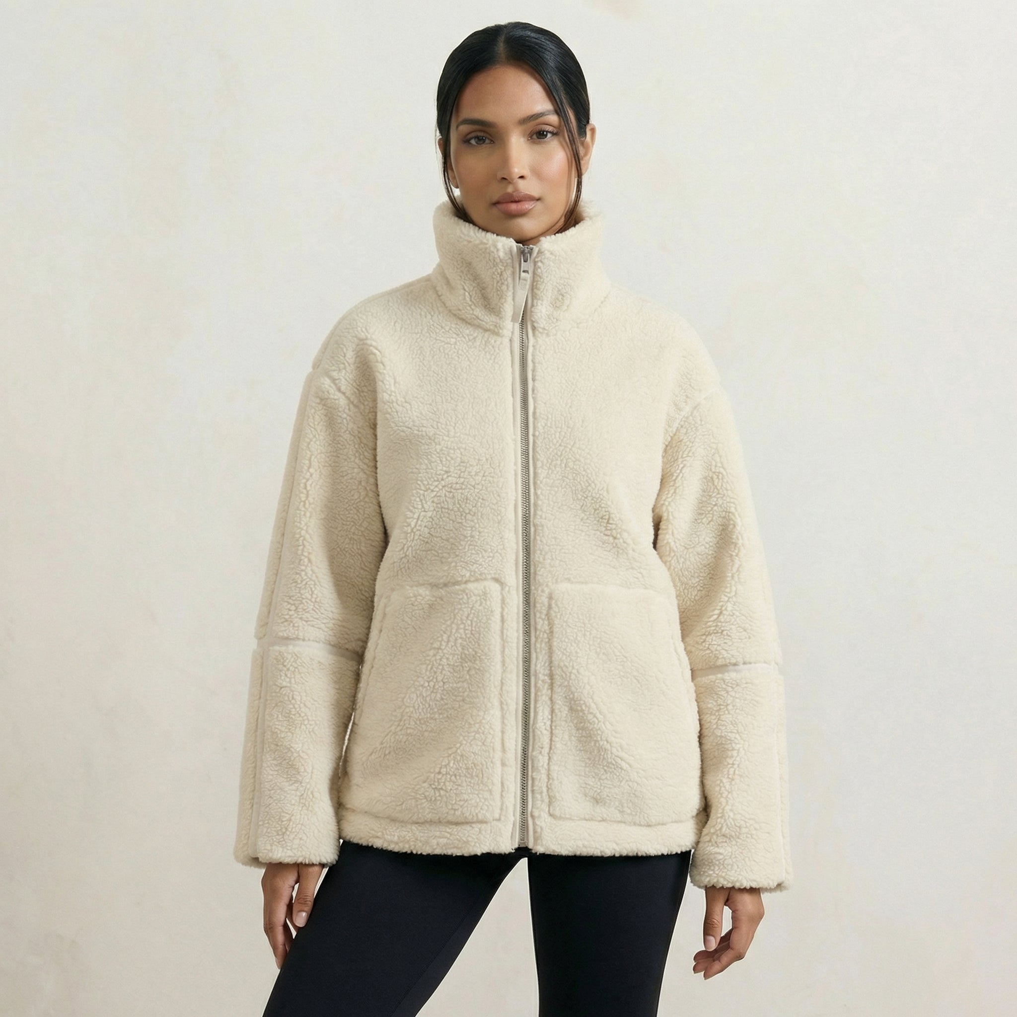 Plush Zip-Up Jacket
