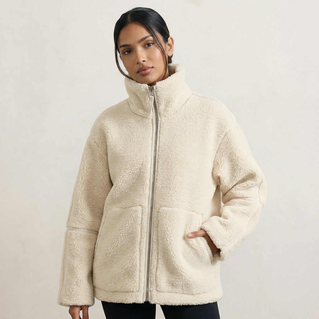 Plush Zip-Up Jacket