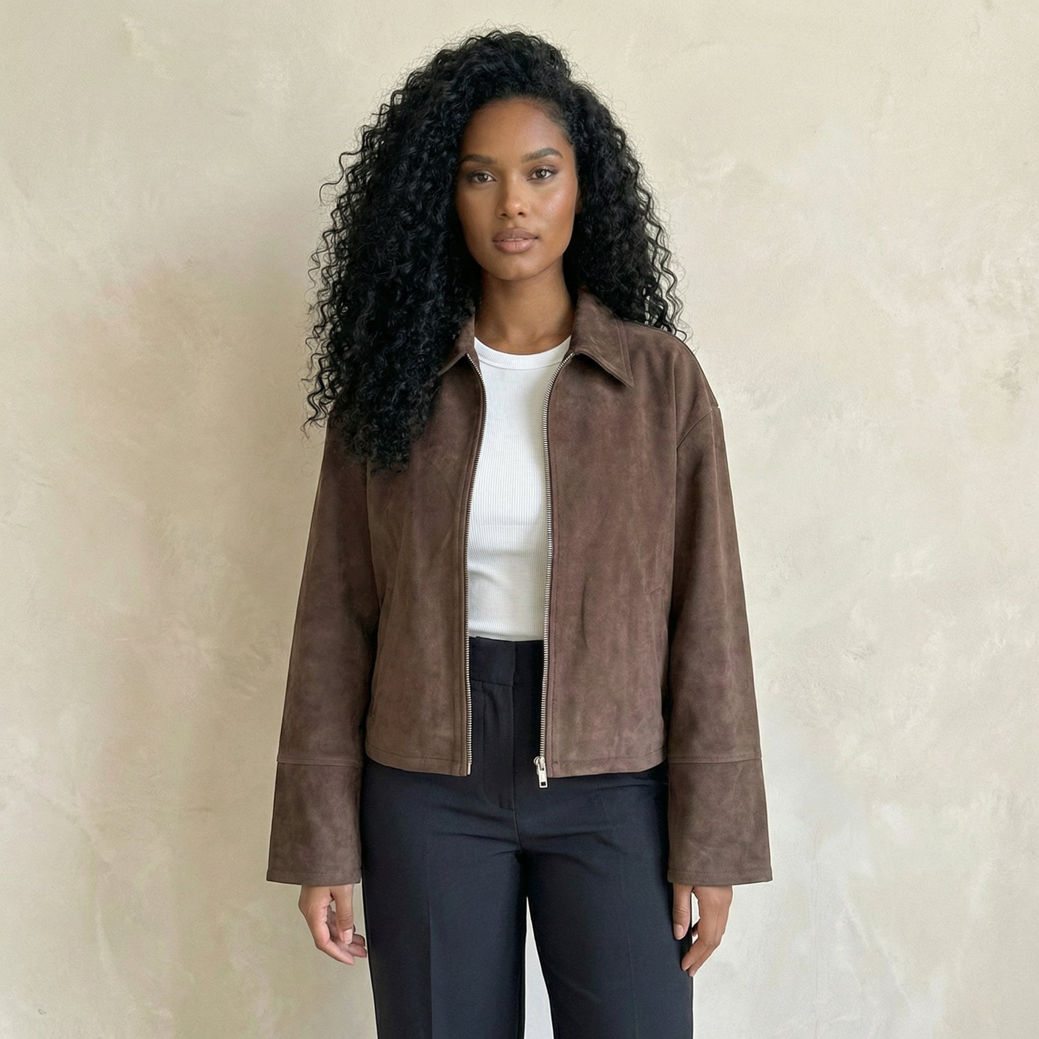 Essential Suede Jacket