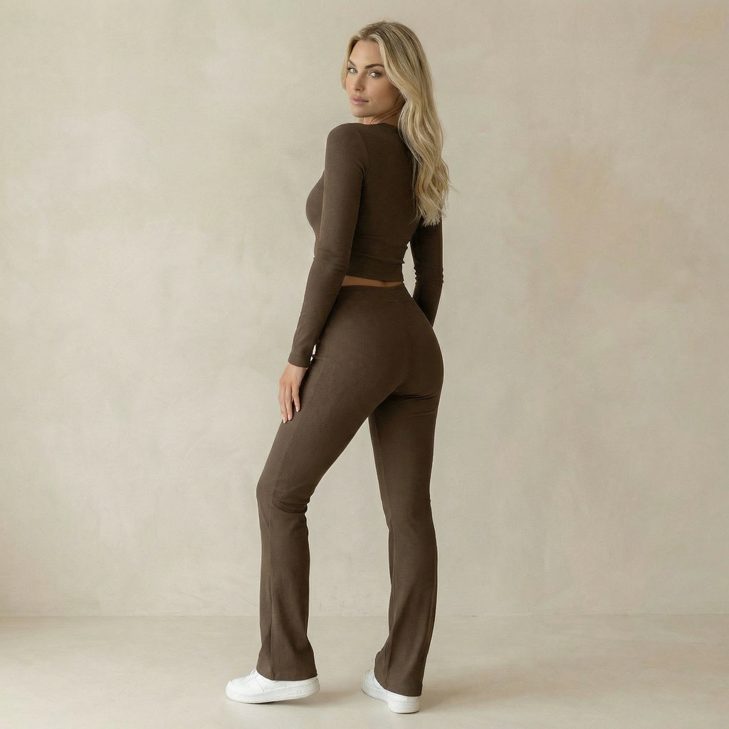 Chocolate Brown Loungewear Set