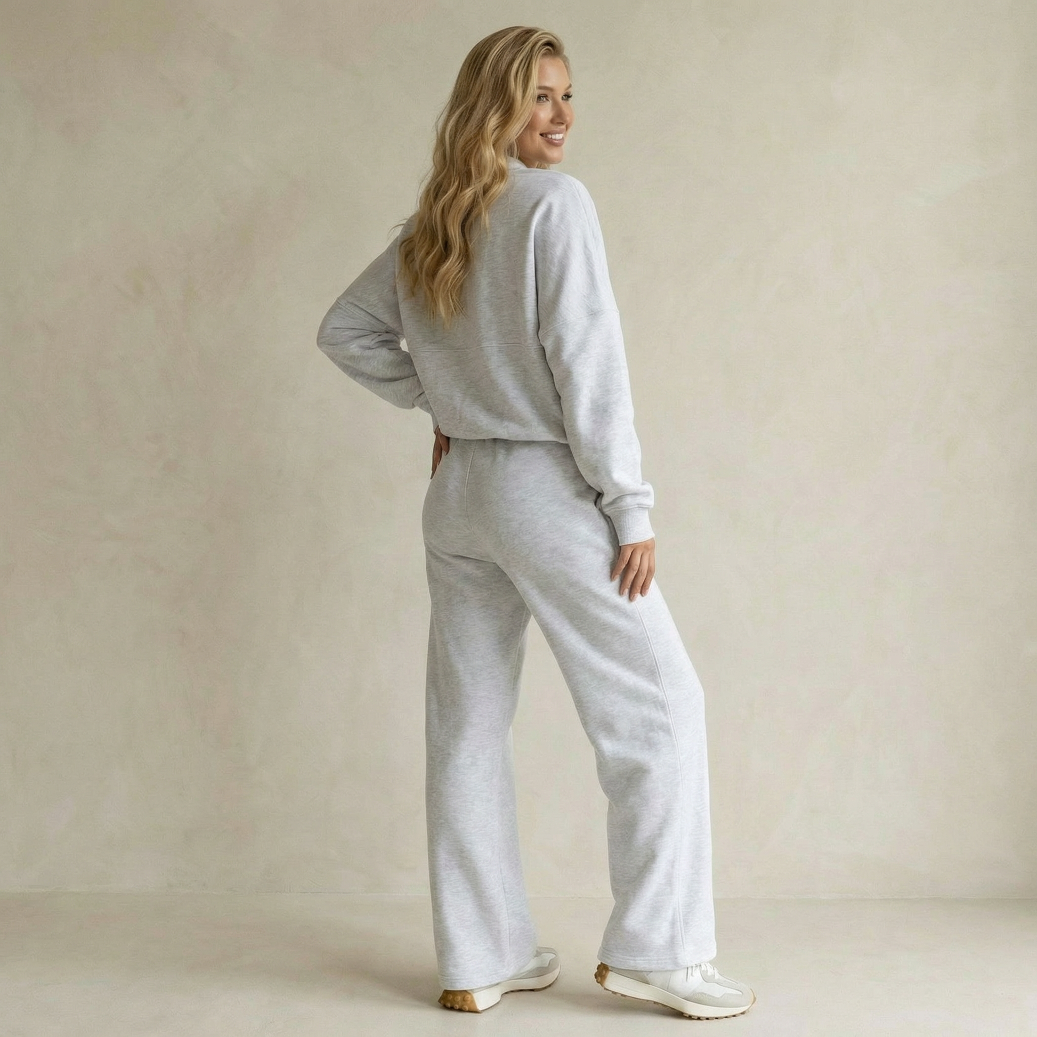 Marl Grey Bomber & Jogger Lounge Set