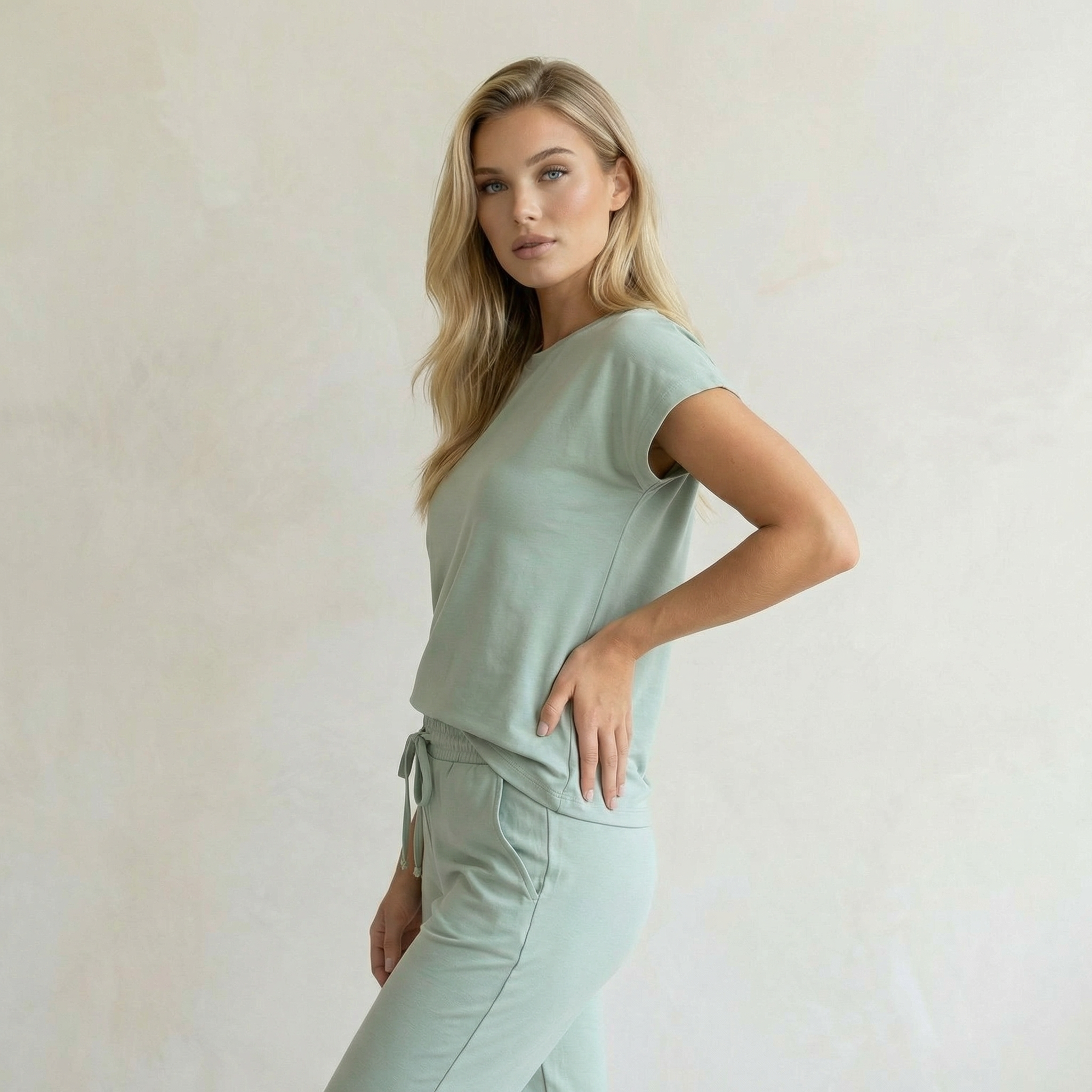 Cozy Green Jogger & Top Set