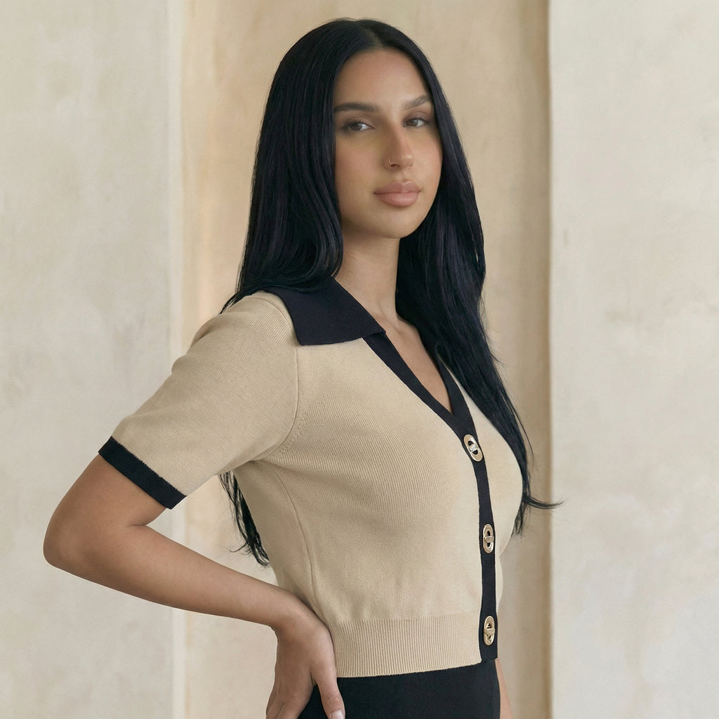 Casual Chic Collared Top