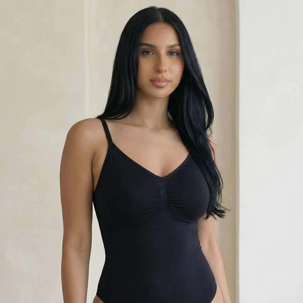 Sculpting bodysuit with thong