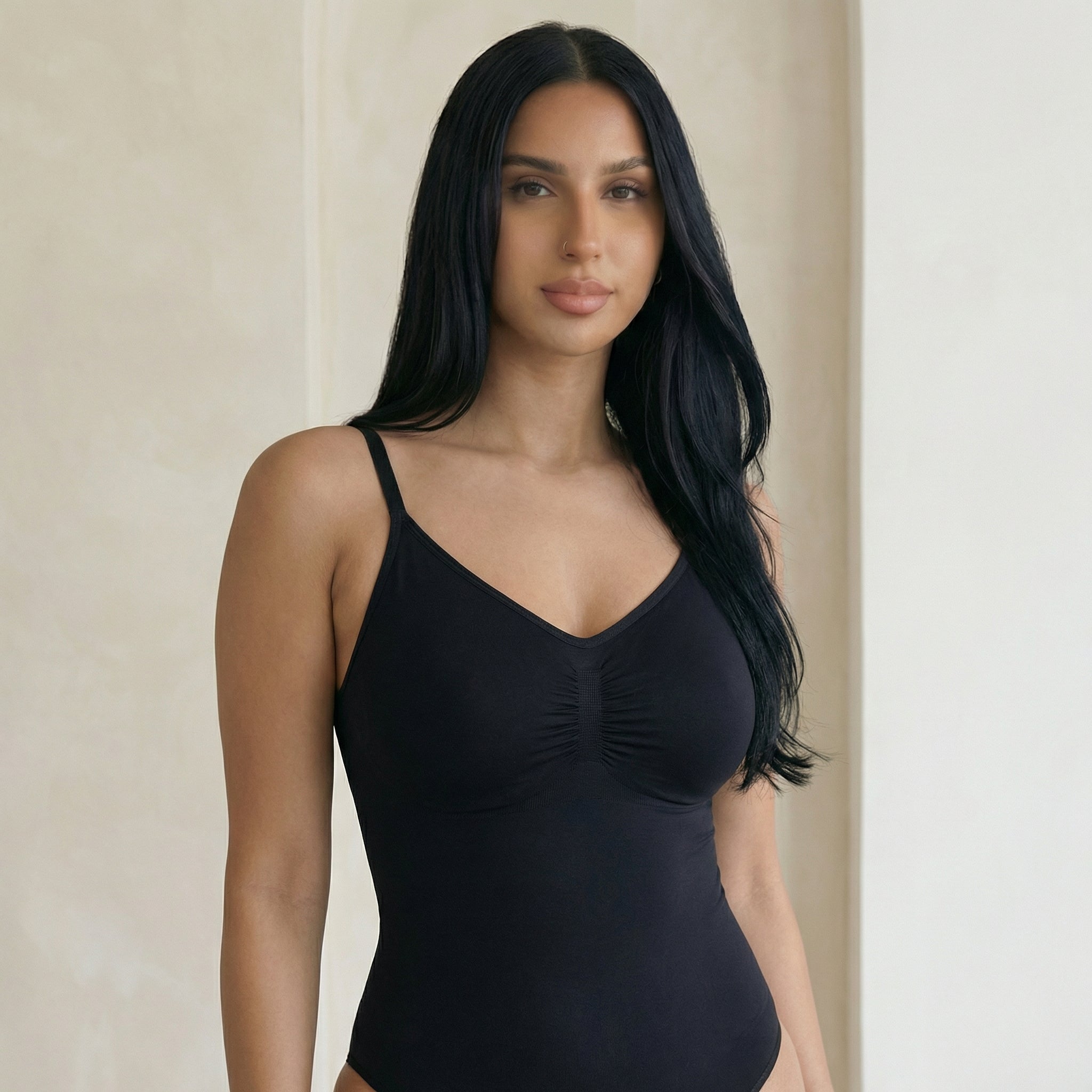 Sculpting bodysuit with thong